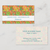 Niedliche Paisley-Muster Visitenkarte (Vorne/Hinten)