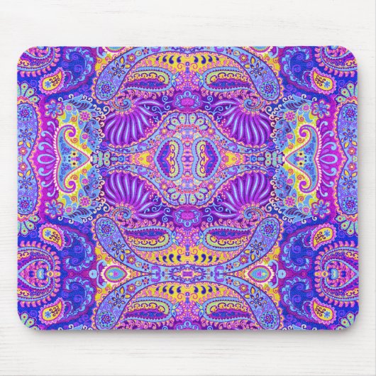 Niedliche Paisley-Tasse Mousepad (Vorne)