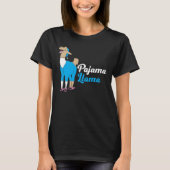 Niedliche Pajama Llama Bed Time T-Shirt (Vorderseite)