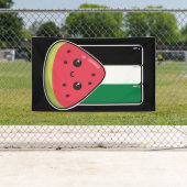 Niedliche Palästinafahne mit wassermelonfreiem Pal Banner (Insitu)