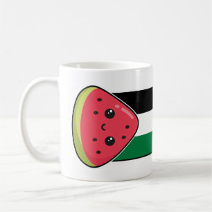 Niedliche Palästinafahne mit wassermelonfreiem Pal Kaffeetasse