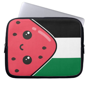 Niedliche Palästinafahne mit wassermelonfreiem Pal Laptopschutzhülle