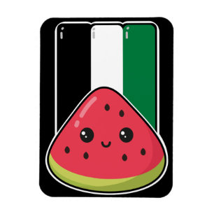 Niedliche Palästinafahne mit wassermelonfreiem Pal Magnet