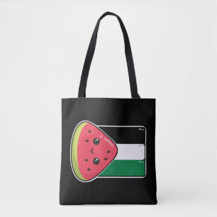 Niedliche Palästinafahne mit wassermelonfreiem Pal Tasche