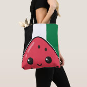 Niedliche Palästinafahne mit wassermelonfreiem Pal Tasche (Von Nahem)