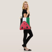 Niedliche Palästinafahne mit wassermelonfreiem Pal Tasche (Am Model)