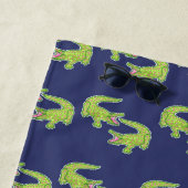 Niedliche Palm Beach Alligatoren Strandtuch (Beispiel)