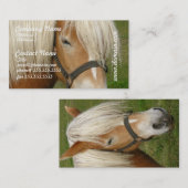 Niedliche Palomino-Pony-Geschäfts-Karten Visitenkarte (Vorne/Hinten)