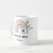 Niedliche Pampas Gras Regenbogen Welt besten Tantc Kaffeetasse (Vorderseite Links)