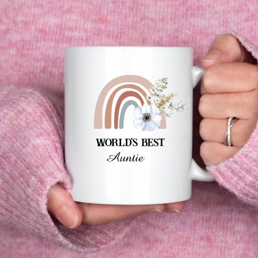 Niedliche Pampas Gras Regenbogen Welt besten Tantc Kaffeetasse