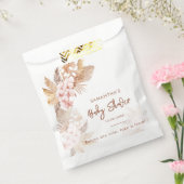 Niedliche Pampas Grass Boho Girl Babydusche Geschenktütchen (Versiegelt)