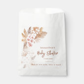 Niedliche Pampas Grass Boho Girl Babydusche Geschenktütchen (Vorderseite)