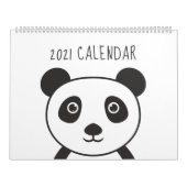 Niedliche Panda Animal Motivation Inspiration Kind Kalender (Titelbild)