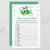 Niedliche Panda Baby Animes Name Game (Vorne/Hinten)