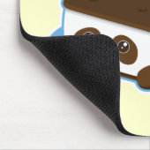 Niedliche Panda-Bar-Eiscreme Mousepad (Ecke)