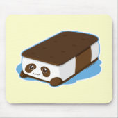 Niedliche Panda-Bar-Eiscreme Mousepad (Vorne)