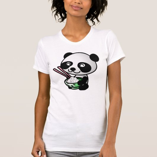 Niedliche Panda-Bären-T - Shirt (Vorderseite)