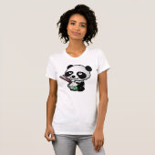 Niedliche Panda-Bären-T - Shirt (Vorne ganz)