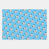 Niedliche Panda-Bärenmuster-Umhüllung von Papierbl Geschenkpapier Set (Vorderseite 2)