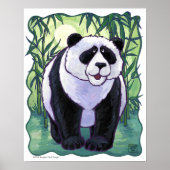Niedliche Panda Bear Art Poster (Vorne)