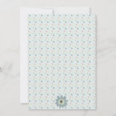 Niedliche Panda Bear Baby Dusche Einladung (Rückseite)