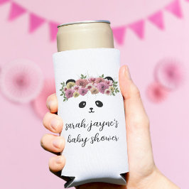 Niedliche Panda Bear Baby Dusche Seltzer kann kühl Selters Dosenkühler