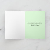 Niedliche Panda Bear Baby Showcard Karte (Innenseite)