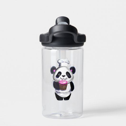 Niedliche Panda Bear Wasserflasche Trinkflasche (Rückseite)
