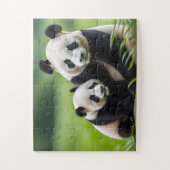 Niedliche Panda Bears Puzzle (Vertikal)