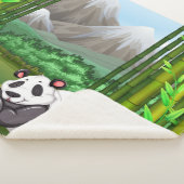 Niedliche Panda Bears und Bamboo Sherpadecke (3/4)