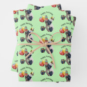 Niedliche Panda Birthday Party Packaging Paper She Geschenkpapier Set (Beispiel)
