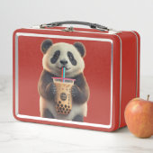 Niedliche Panda-Blase-Tee-Packung für Kinder Metall Brotdose (Beispiel)