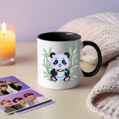 Niedliche Panda Coffee Tasse - Adorable Bamboo Art