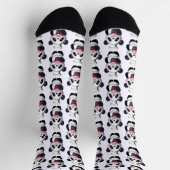 Niedliche Panda Crew Socks Socken (Oben)