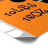 Niedliche Panda-Geburtserklärung Poster (Ecke)