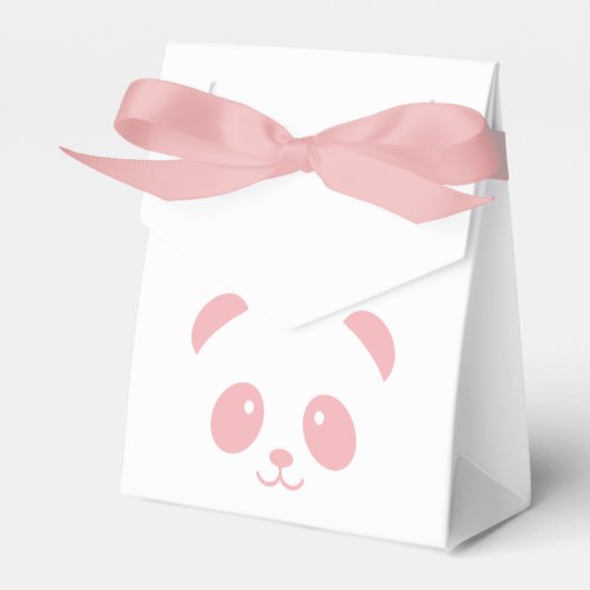 Niedliche Panda-Gefälligkeitsbox Geschenkschachtel (Vorderseite)