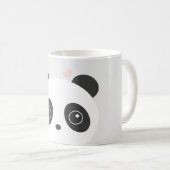 Niedliche Panda-Grau-Tasse Kaffeetasse (VorderseiteRechts)
