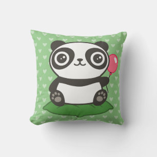 Niedliche Panda-Illustration Kissen
