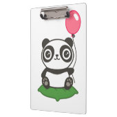 Niedliche Panda-Illustration Klemmbrett (Links)