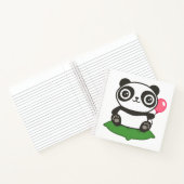 Niedliche Panda-Illustration Notizblock (Innenseite)