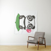 Niedliche Panda-Illustration Wandteppich (Beispiel (Horizontal))