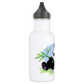 Niedliche Panda individuelle Name Wasserflaschen Edelstahlflasche (Links)
