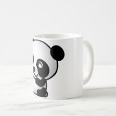 Niedliche Panda-Kaffee-Tasse Kaffeetasse (VorderseiteRechts)