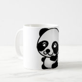 Niedliche Panda-Kaffee-Tasse Kaffeetasse (Vorderseite Links)