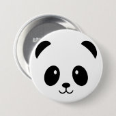 Niedliche Panda-Knopf-Abzeichen-Button-Pandas Button (Vorne & Hinten)