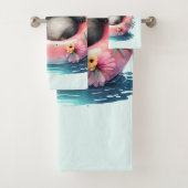 Niedliche Panda-Kühlung in einer Innentröhre Badhandtuch Set (Insitu)