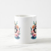 Niedliche Panda-Kühlung in einer Innentröhre Kaffeetasse (Mittel)