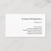 Niedliche Panda-Kühlung in einer Innentröhre Visitenkarte (Rückseite)