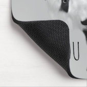NIEDLICHE Panda mit benutzerdefinierbarem Text Mousepad (Ecke)