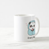 Niedliche Panda mit Blanket-Früh-Puppe Kaffeetasse (VorderseiteRechts)